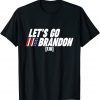 Let's Go Brandon, Impeach Biden Costume American Flag T-Shirt