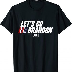 Let's Go Brandon, Impeach Biden Costume American Flag T-Shirt