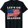 Let's Go Brandon ,Joe Biden Chant Us Flag T-Shirt