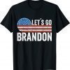 Let's Go Brandon Joe Biden US Flag Impeach 46 Gift T-Shirt