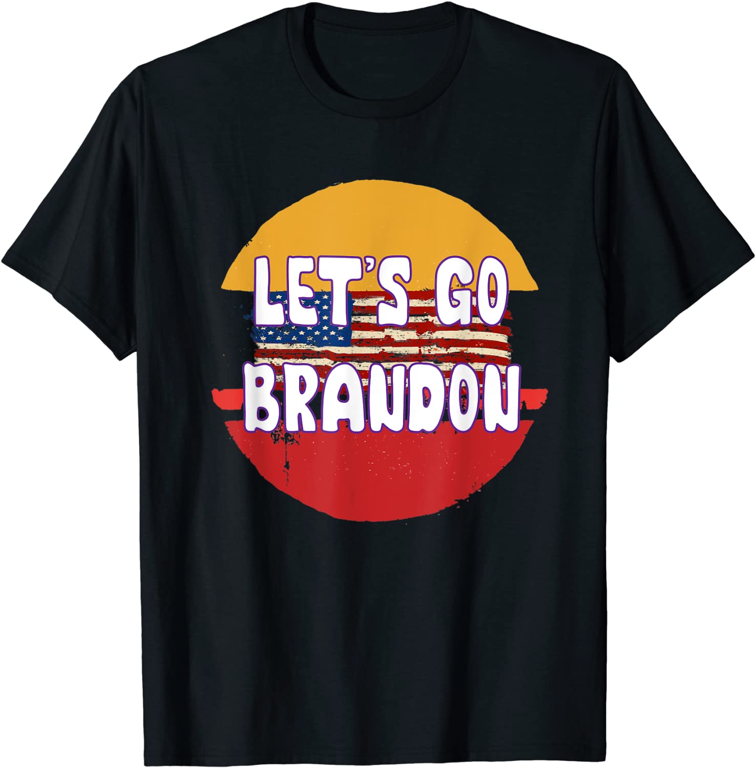 Let's Go Brandon - Lets Go Brandon Impeach 46 USA Flag 2021 Shirt