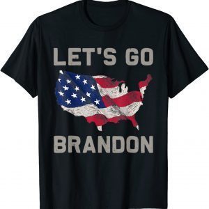 Let's Go Brandon Lets Go Brandon US Flag Anti Biden 2021 T-Shirt