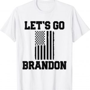 Let's Go Brandon, Patriotic Black American Flag 2021 T-Shirt