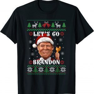 Let's Go Brandon Trump Ugly Christmas Sweater 2021 T-Shirt