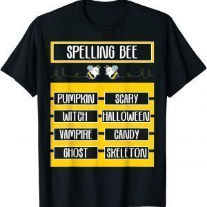 Spelling Bee Pun Halloween Costume For Teachers Gift Shirt