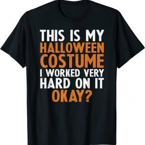 This Is My Halloween Costume Shirt