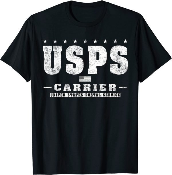 USPS Carrier Distressed Vintage Gift Shirt