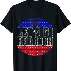 Vintage Let's Go Brandon American Flag 2021 Shirt