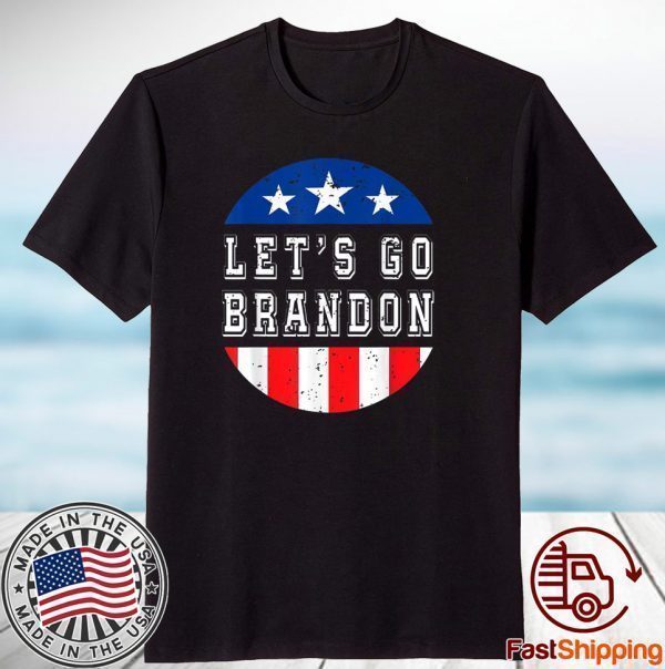 Vintage Let's Go Brandon Anti Joe Biden FJB US Flag Gift Shirt