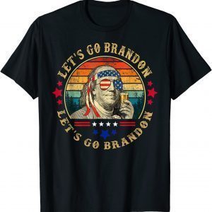 Vintage Let's Go Brandon Ben Drankin T-Shirt