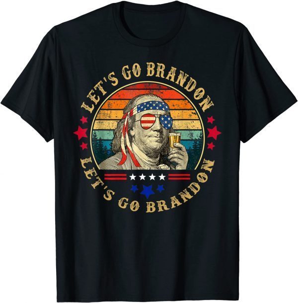 Vintage Let's Go Brandon Ben Drankin T-Shirt