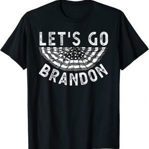 Vintage Let's Go Brandon Chant Us Flag 2021 Shirt