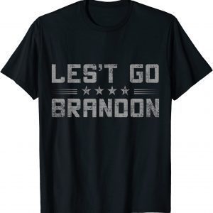 Vintage Let's Go Brandon Joe Biden Conservative Anti Liberal Us 2021 Shirt