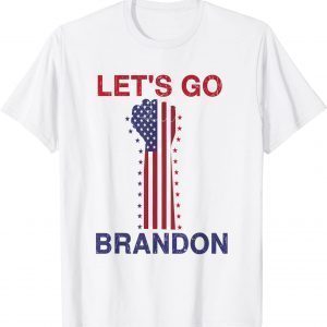 Vintage Let's Go Brandon Lets Go Brandon US Flag 2021 Shirt