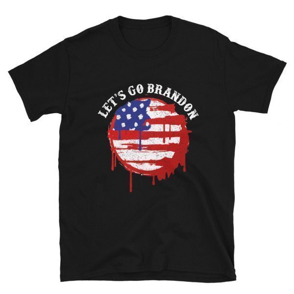 Vintage Let’s Go Brandon US Flag Shirt