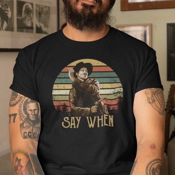 Vintage Say When Doc Holliday Limited T-Shirt