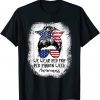 We Wear red For Red Ribbon Week Awareness Usa Flag Unisex T-Shirt