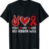 We Wear red For Red Ribbon Week Classic T-Shirt