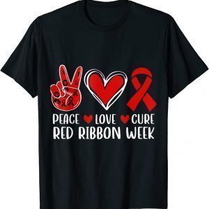 We Wear red For Red Ribbon Week Classic T-Shirt