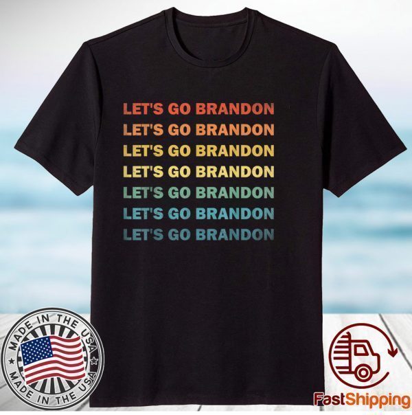 vintage Let's Go Brandon Anti Biden 2021 Shirt