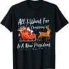 All I Want For Christmas Is A New President Xmas Biden Classic Shirt