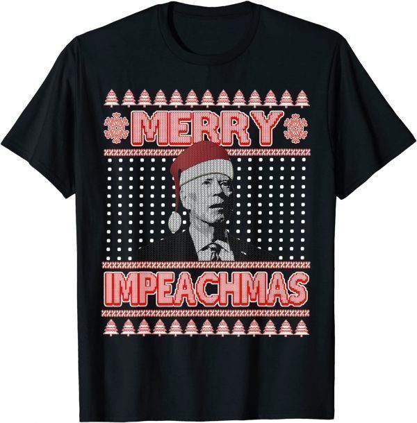 Anti Biden Ugly Christmas Sweater Merry Impeachmas 2022 Shirt