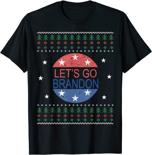 Anti Bien Let's Go Brandon Trump Ugly Christmas Sweater Limited Shirt