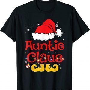 Auntie Claus Christmas Pajama Family Matching Xmas Classic Shirt