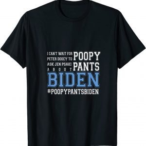 BFD Poopy Pants Biden HNY 2022 President Politics Christmas Classic Shirt