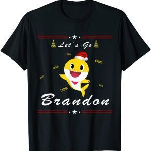 Baby Shark Let's Go Brandon Christmas Classic Shirt