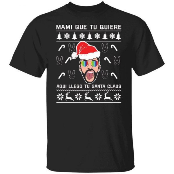 Bad Bunny mami que tu quiere Christmas 2021 Shirt