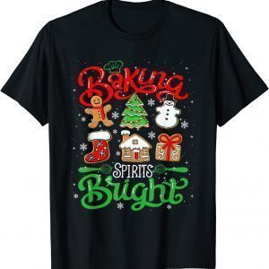 Baking Spirit Bright Donut Christmas Tree Xmas Cookie Classic Shirt