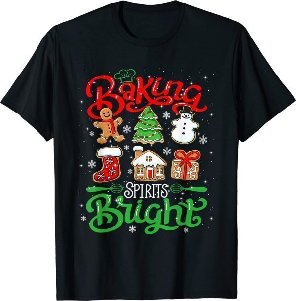 Baking Spirit Bright Donut Christmas Tree Xmas Cookie Classic Shirt