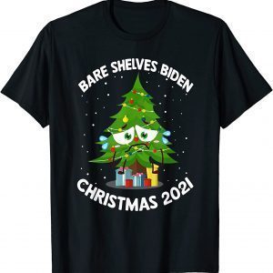 Bare Shelves Anti Joe Biden Christmas Conservatives T-Shirt