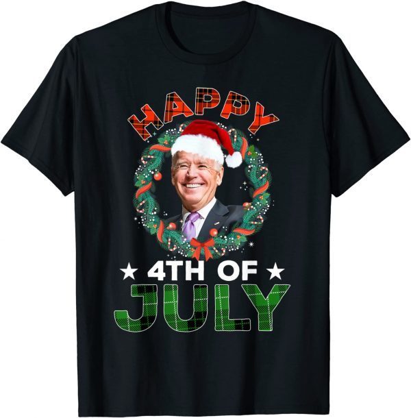 Biden Christmas Happy Fourth Of July 2021 Shirt