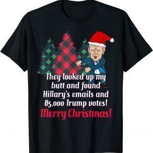 Biden Colonoscopy Meme Christmas Butt Wiped Biden Go Brandon Classic Shirt