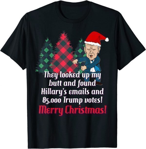 Biden Colonoscopy Meme Christmas Butt Wiped Biden Go Brandon Classic Shirt