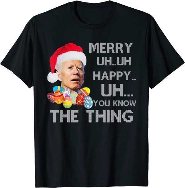 Biden Happy 4th of July Mumbling Ugly Christmas Sweater 2021 Shirt