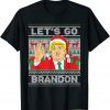 Biden Lets Go Brandon Trump Ugly Christmas Sweater Gift T-Shirt