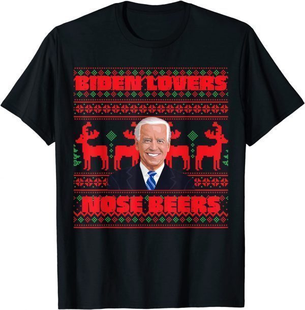 Biden Lovers Nose Beers 2022 Shirt