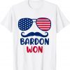 Brandon Won Sunglasses US Flag T-Shirt