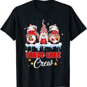 Candy Cane Crew Gnome Christmas Merry Xmas 2022 Shirt