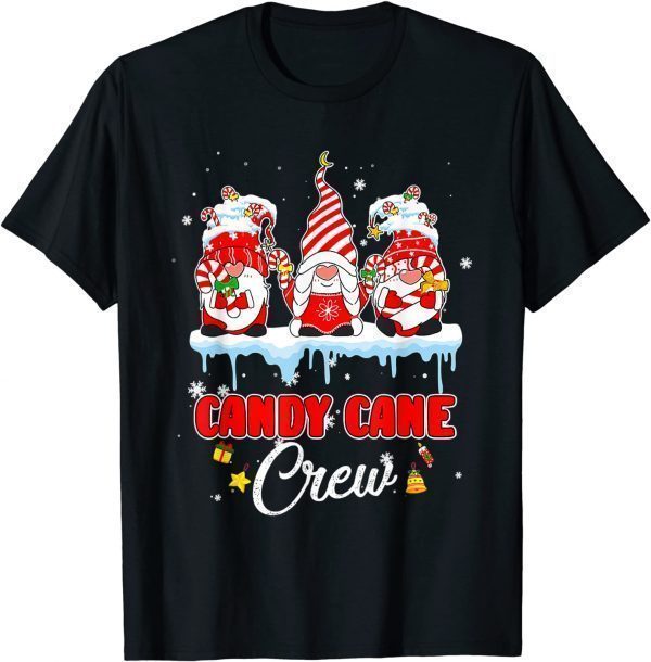 Candy Cane Crew Gnome Christmas Merry Xmas 2022 Shirt