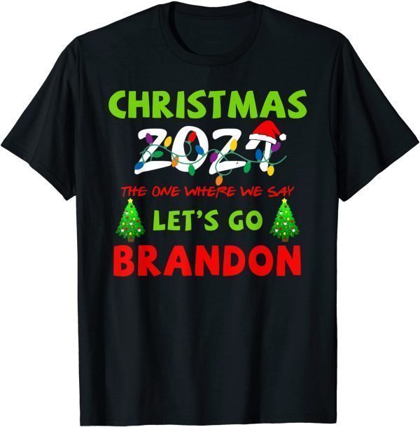 Christmas 2021 Lets Go Branson Meme Biden Go Branden Brandon Tee Shirt