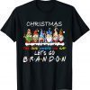 Christmas 2022 Let's Go Branson Brandon Gnome Xmas T-Shirt