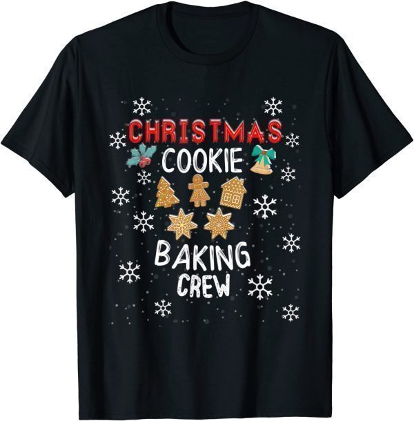 Christmas Cookie Baking Crew Pajama Xmas Cookie Exchange Classic Shirt