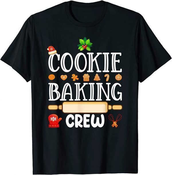 Christmas Cookie Baking Crew Pajamas Family Xmas 2021 Shirt