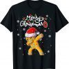 Christmas Dabbing Gingerbread Santa Hat Xmas Cookie Bakers Limited Shirt
