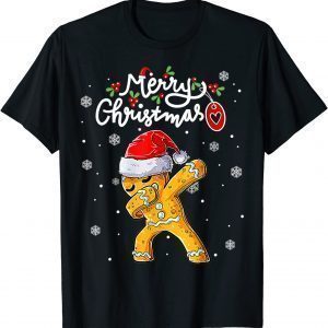 Christmas Dabbing Gingerbread Santa Hat Xmas Cookie Bakers Limited Shirt