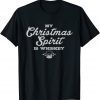 Christmas Drinking Whiskey Liquor Drinker Saying Unisex Shirt